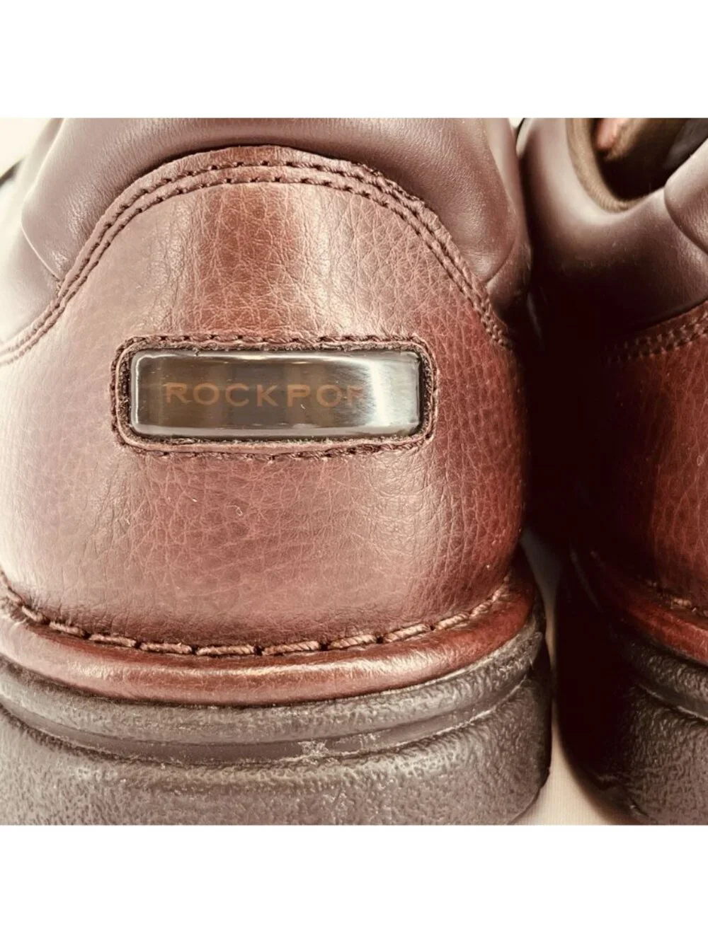 Rockport Mens Ridgefield Eureka Lace-Up Shoe Size 13 Brown leather